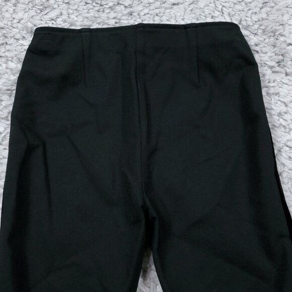 Polo Ralph Lauren Velvet Side Stripe Black Skinny Pants Ankle Zip Size 0 - Picture 3 of 12